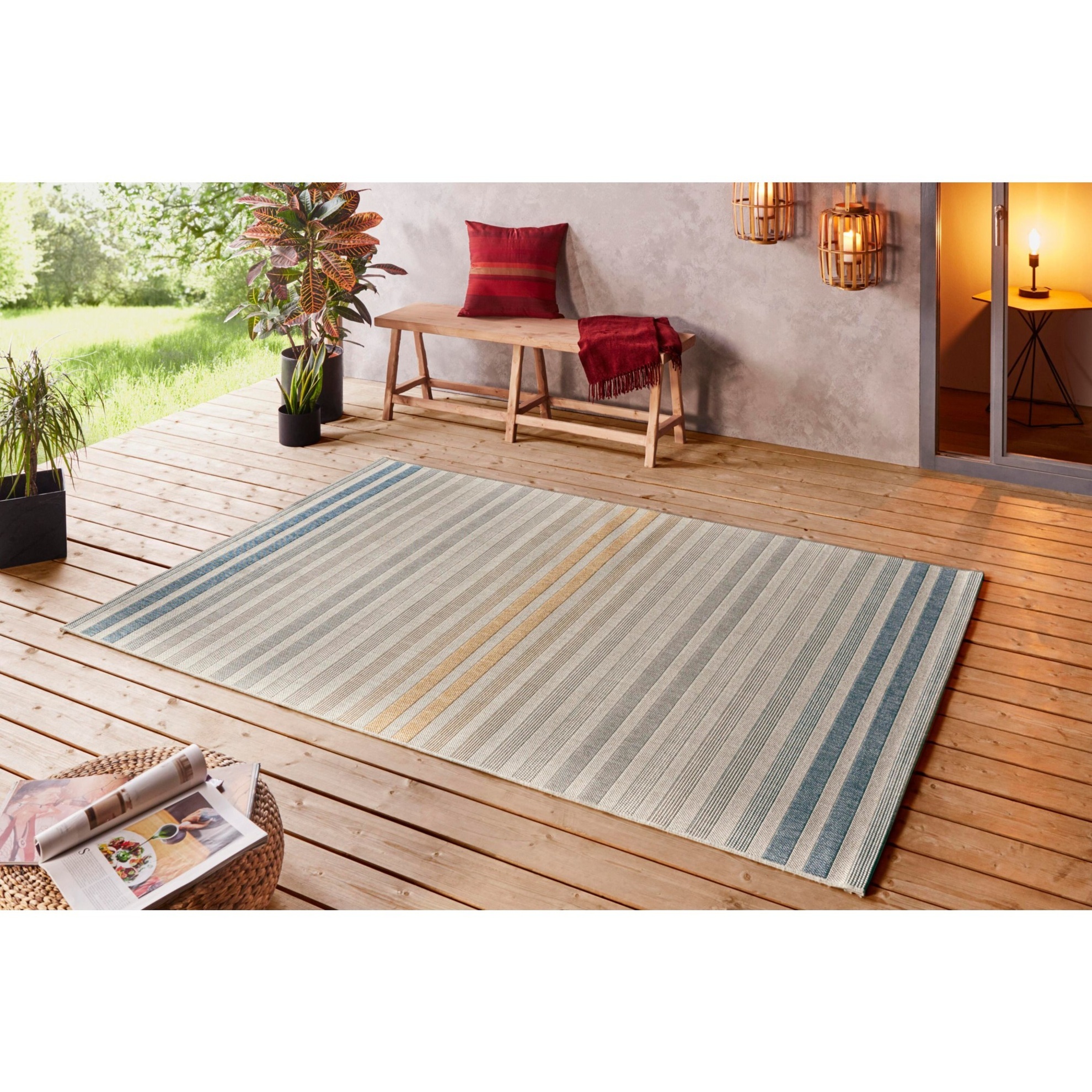 Outdoor-Teppich Lively Bunt 200 x 290 cm bestellen | Kurzflor-Teppiche