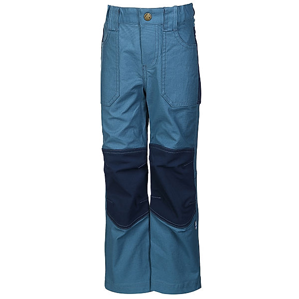 finkid Outdoorhose KALLE CANVAS mit Knieverstärkung in real teal