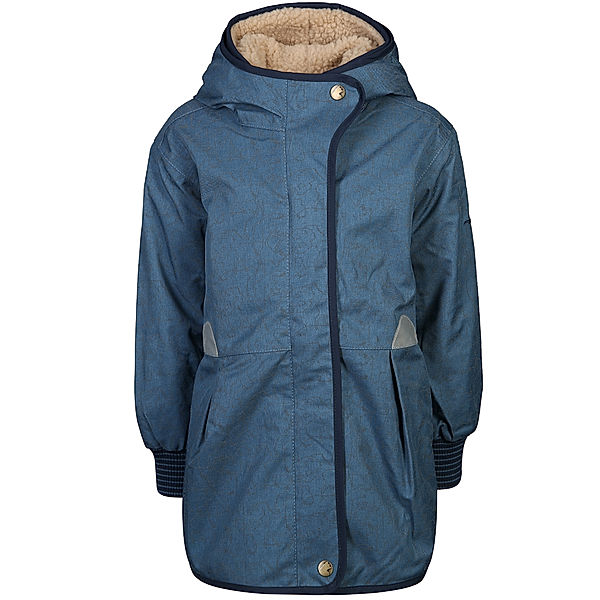 finkid Outdoorjacke 2 in 1 AINA ICE in real teal/navy