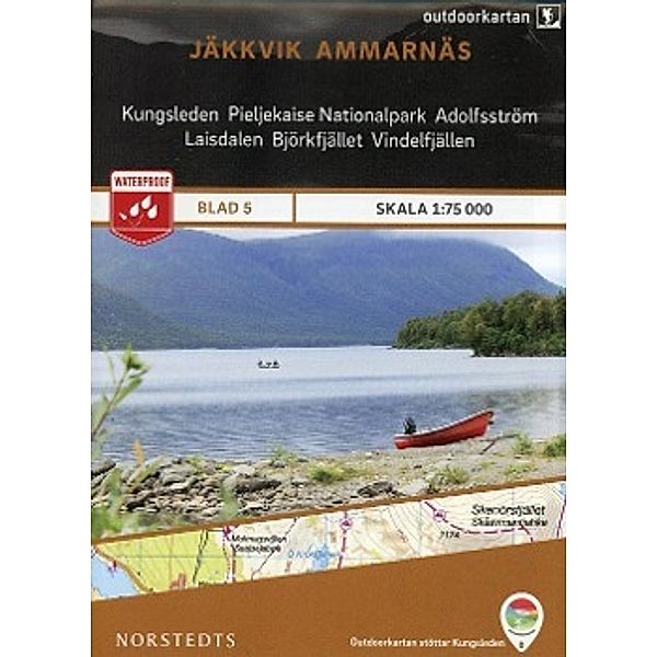 Outdoorkartan Schweden - Jäkkvik, Ammarnäs