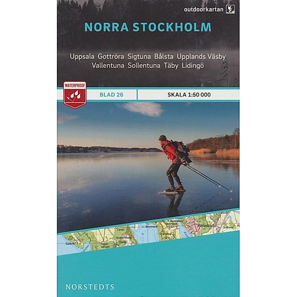 Outdoorkartan Schweden -Norra Stockholm