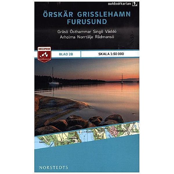 Outdoorkartan Schweden - Örskar, Grisslehamn, Furusund