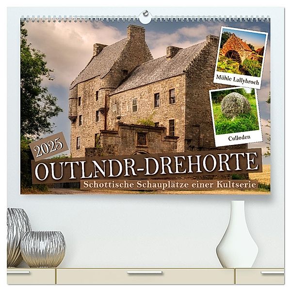 Outlndr-Drehorte (hochwertiger Premium Wandkalender 2025 DIN A2 quer), Kunstdruck in Hochglanz, Calvendo, Anke Grau