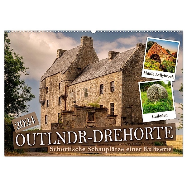 Outlndr-Drehorte (Wandkalender 2024 DIN A2 quer), CALVENDO Monatskalender, Anke Grau