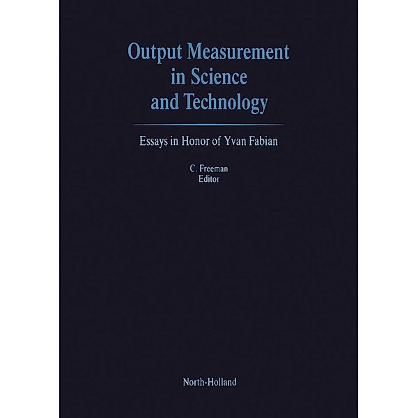 Output Measurement in Science and Technology