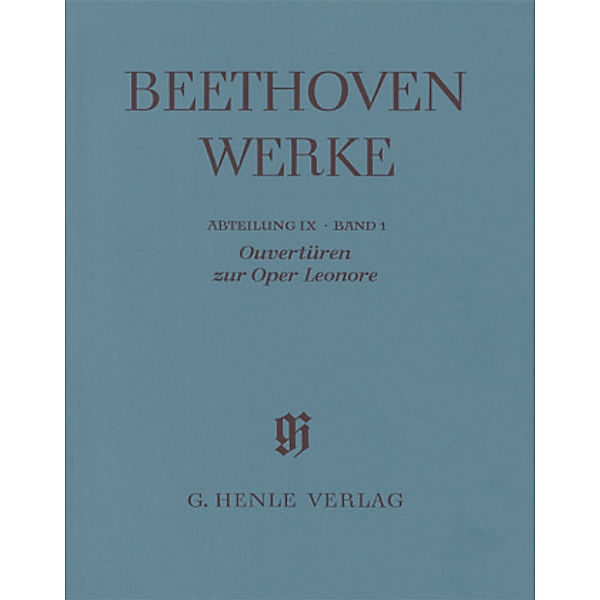 Ouvertüren zur Oper Leonore, Partitur, Ludwig van - Ouvertüren zur Oper Leonore Beethoven
