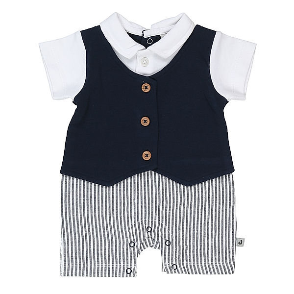 Jacky Overall CLASSIC BOYS kurz in marine/weiss