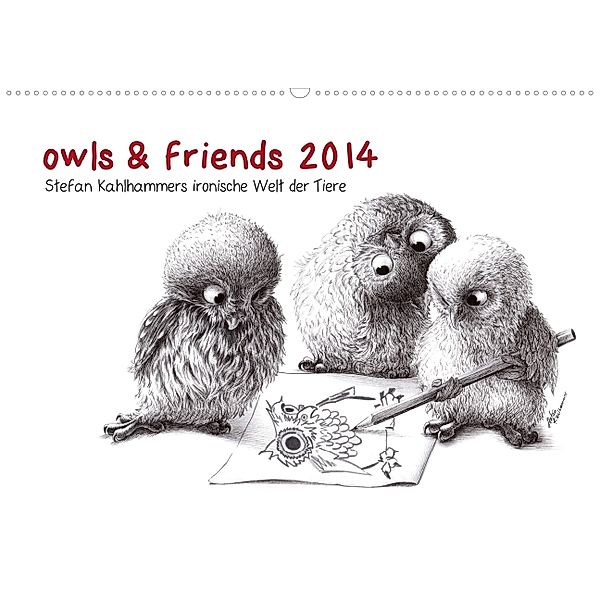 owls & friends 2014 (Wandkalender 2014 DIN A2 quer), Stefan Kahlhammer