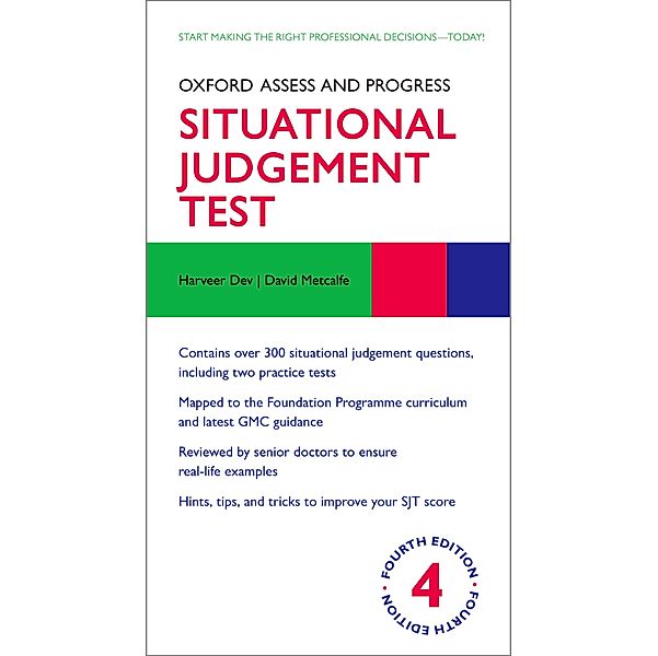 Oxford Assess and Progress: Situational Judgement Test, David Metcalfe, Harveer Dev