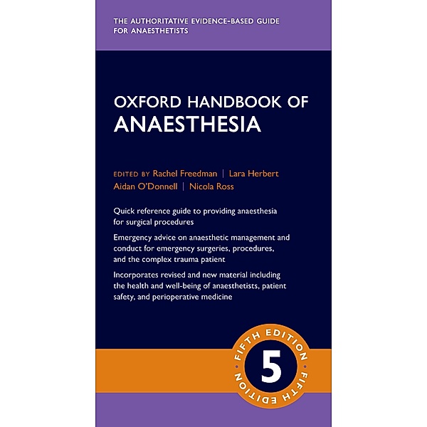 Oxford Handbook of Anaesthesia / Oxford Medical Handbooks