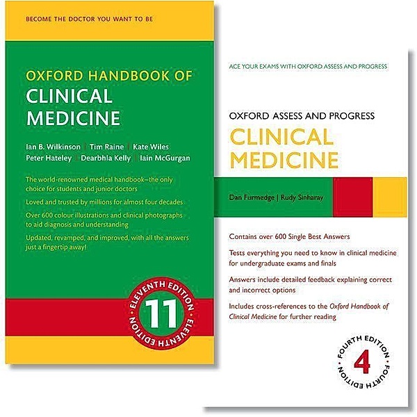 Oxford Handbook of Clinical Medicine and Oxford Assess and Progress: Clinical Medicine pack, Ian Wilkinson, Tim Raine, Kate Wiles, Peter Hateley, Dearbhla Kelly, Iain McGurgan