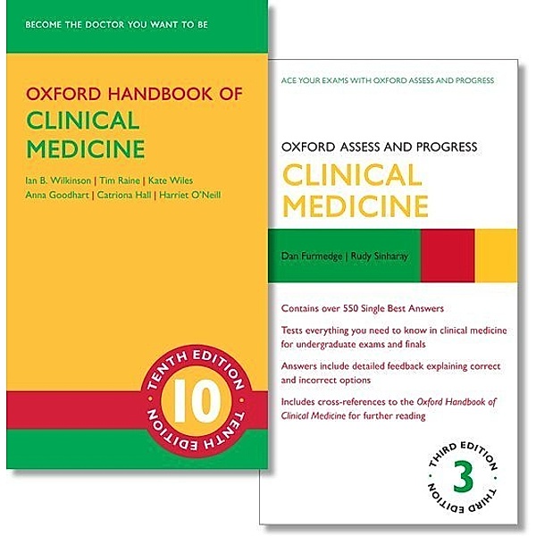 Oxford Handbook of Clinical Medicine / Oxford Assess and Progress: Clinical Medicine, 2 Vols., Ian B. Wilkinson, Tim Raine, Kate Wiles, Anna Goodhart, Catriona Hall