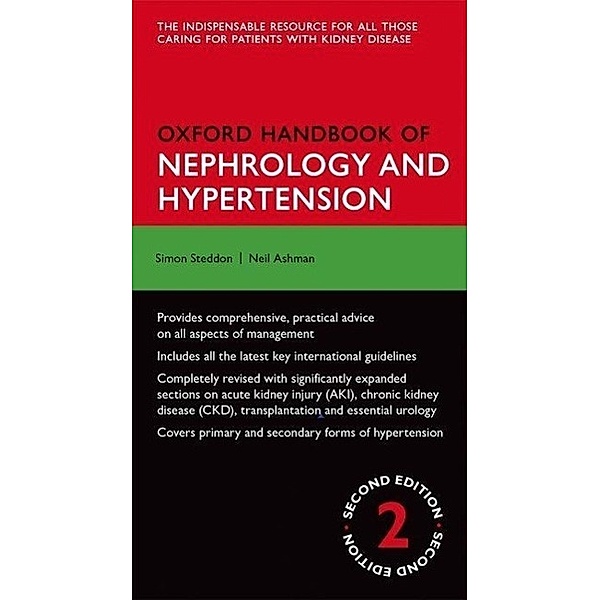 Oxford Handbook of Nephrology and Hypertension, Simon Steddon, Alistair Chesser, John Cunningham, Neil Ashman