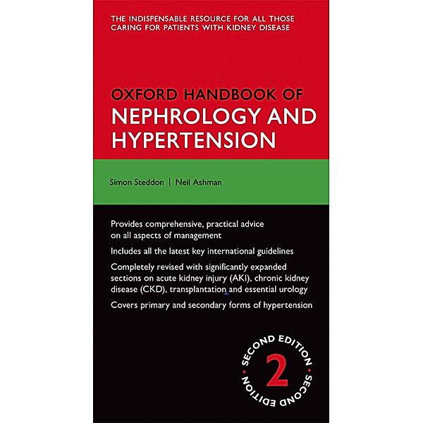 Oxford Handbook of Nephrology and Hypertension / Oxford Handbooks Series, Simon Steddon, Alistair Chesser, John Cunningham, Neil Ashman