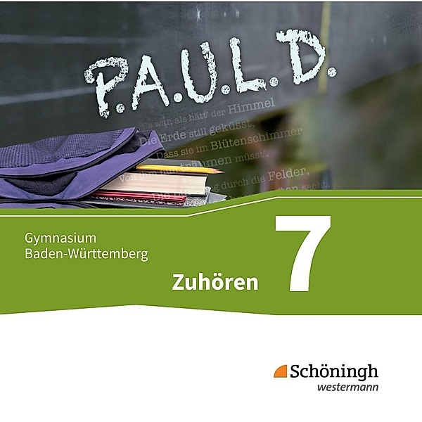 P.A.U.L. D., Ausgabe Gymnasium Baden-Württemberg: P.A.U.L. D. - Persönliches Arbeits- und Lesebuch Deutsch - Für Gymnasien in Baden-Württemberg u.a., Audio-CD