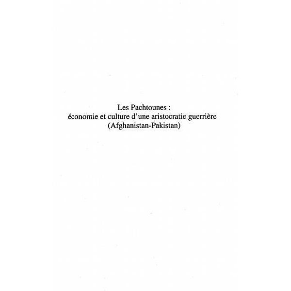 Pachtounes: economie et culture d'une ar / Hors-collection, Dessart Laurent