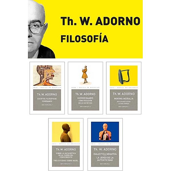 Pack Adorno II. Filosofía / Básica de Bolsillo. Serie Adorno Bd.21, Theodor W. Adorno