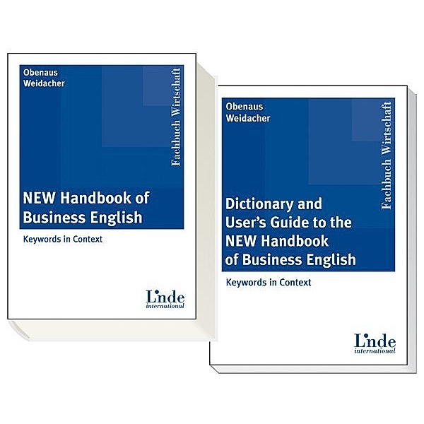 Package 'NEW Handbook of Business English' und 'Dictionary and User´s Guide to the NEW Handbook of Business English', Wolfgang Obenaus, Josef Weidacher