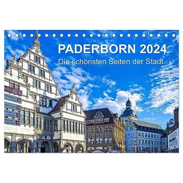 Paderborn - Die schönsten Seiten der Stadt (Tischkalender 2024 DIN A5 quer), CALVENDO Monatskalender, Hans-Joachim Loh
