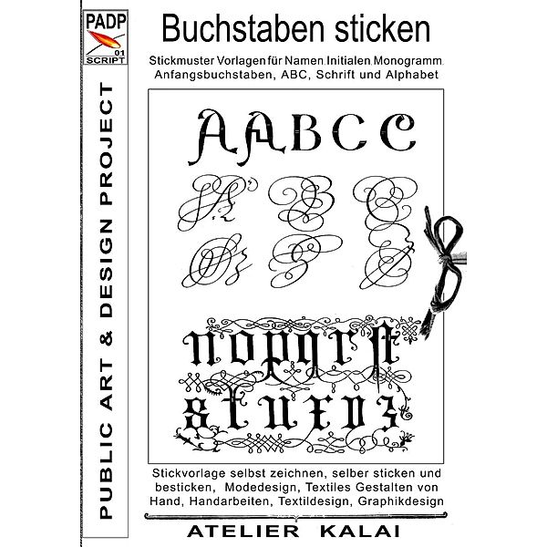 PADP-Script 001: Buchstaben sticken