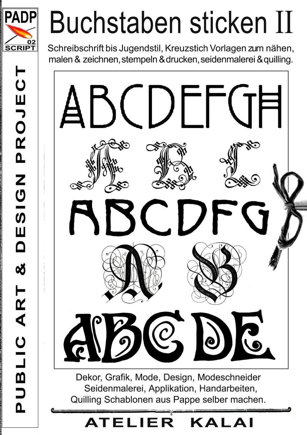 PADP-Script 002: Buchstaben sticken II eBook | Weltbild
