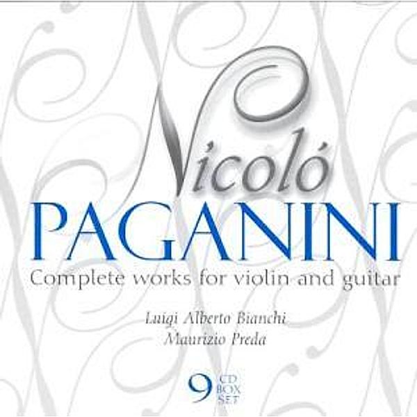 Paganini For Violin & Guitar (9cd), Luigi Alberto Bianchi, Maurizio Preda