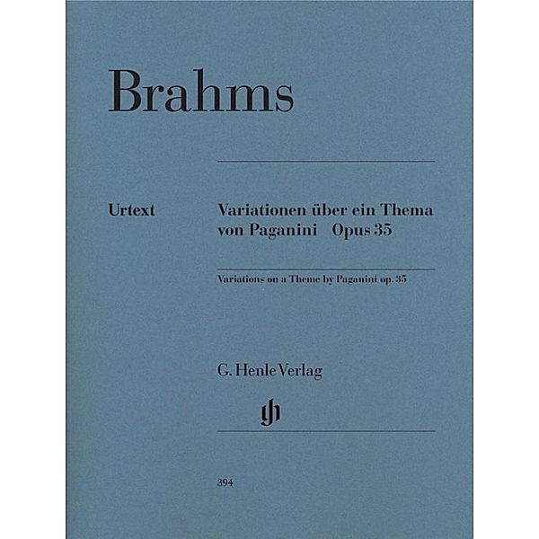 Paganini-Variationen op.35, Klavier, Johannes Brahms - Paganini-Variationen op. 35