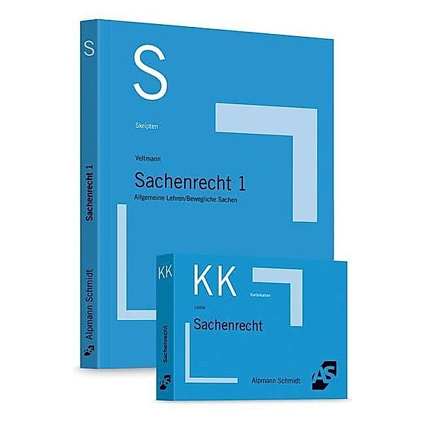 Paket Alpmann, Skript Sachenrecht 1+ Karteikarten Sachenrecht 1