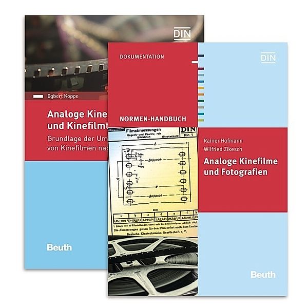 Paket: Normen-Handbuch Analoge Kinefilme und Fotografien und Normen-Handbuch Analoge Kinefilmformate und Kinefilmtechnik, Rainer Hofmann, Egbert Koppe