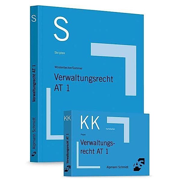 Paket Wüstenbecker, Skript Verwaltungsrecht AT 1 + Karten