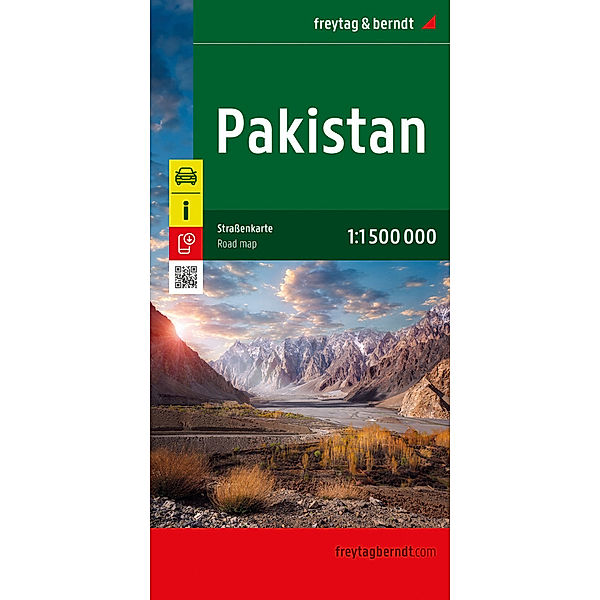 Pakistan, Autokarte 1:1.500.000, freytag & berndt