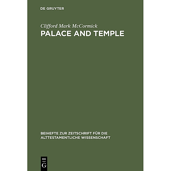 Palace and Temple, Clifford M. McCormick