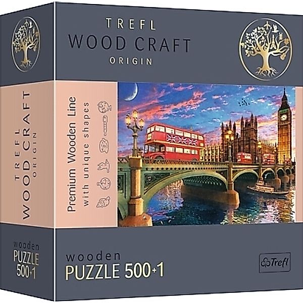 Trefl Palast von Westminster, Big Ben, London (Holzpuzzle)