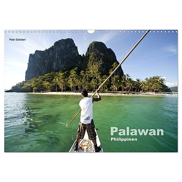 Palawan (Wandkalender 2024 DIN A3 quer), CALVENDO Monatskalender, Peter Schickert