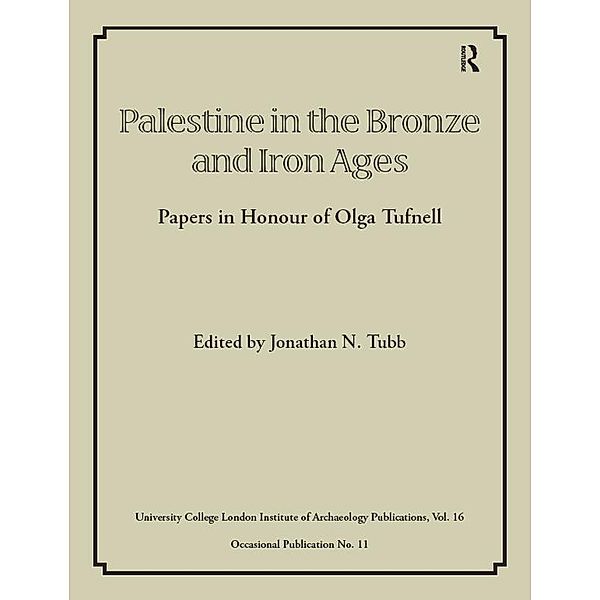 Palestine in the Bronze and Iron Ages