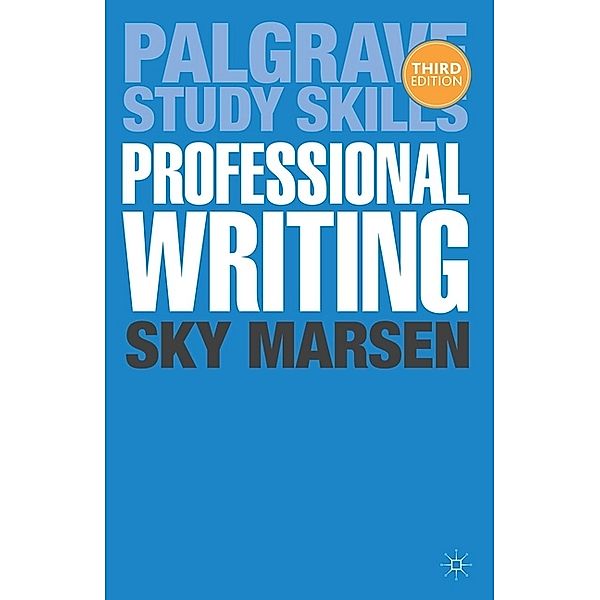 Palgrave Study Skills / Professional Writing, Sky Marsen