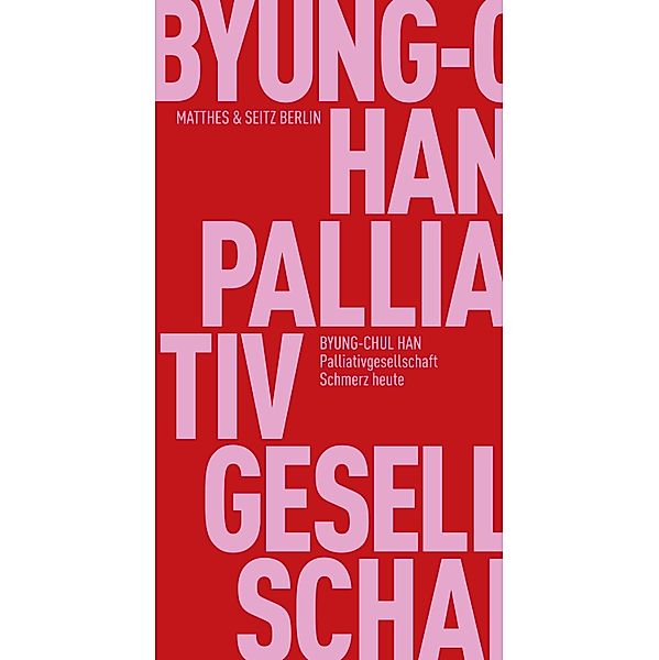 Palliativgesellschaft / Fröhliche Wissenschaft Bd.169, Byung-Chul Han