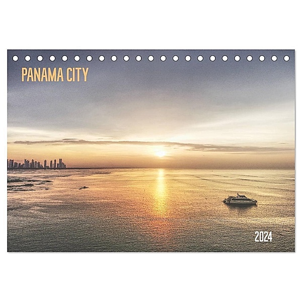 Panama City (Tischkalender 2024 DIN A5 quer), CALVENDO Monatskalender, edition ruush
