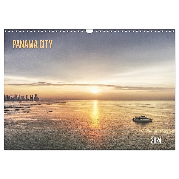 Panama City (Wandkalender 2024 DIN A3 quer), CALVENDO Monatskalender, edition ruush