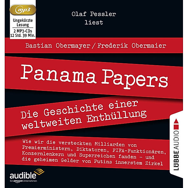 Panama Papers,2 Audio-CD, 2 MP3, Bastian Obermayer, Frederik Obermaier