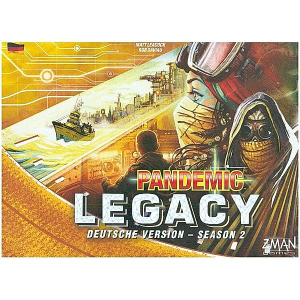 Asmodee, Z-Man Games Pandemic Legacy Season 2 Gelb (Spiel), Matt Leacock, Rob Daviau