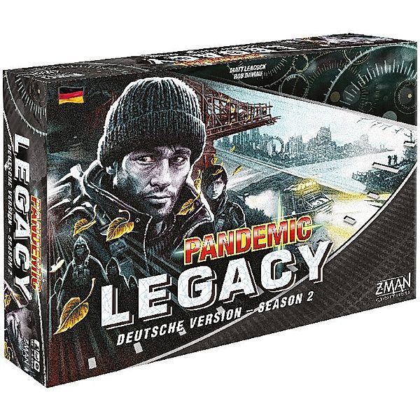 Asmodee, Z-Man Games Pandemic Legacy Season 2 Schwarz (Spiel), Matt Leacock, Rob Daviau