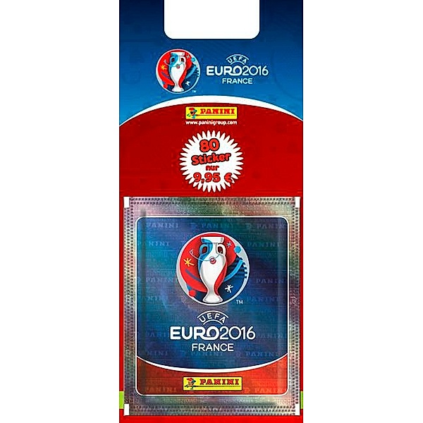 Panini EURO 2016 Sticker - Blister mit 16 Tüten
