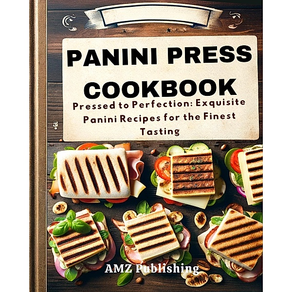 Panini Press Cookbook : Pressed to Perfection: Exquisite Panini Recipes for the Finest Tasting, Amz Publishing