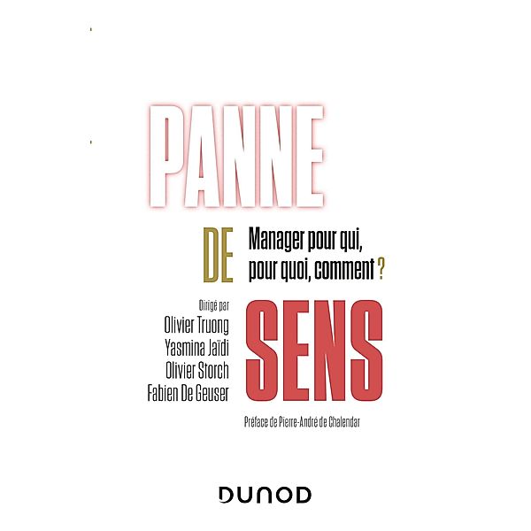 Panne de sens / Hors Collection, Olivier Truong, Olivier Storch, Yasmina Jaïdi, Fabien de Geuser