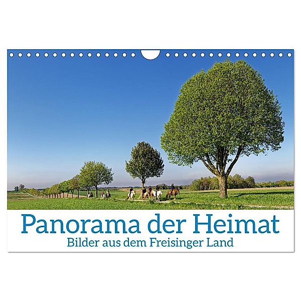 Panorama der Heimat Landkreis Freising (Wandkalender 2024 DIN A4 quer), CALVENDO Monatskalender, Joachim Mindt