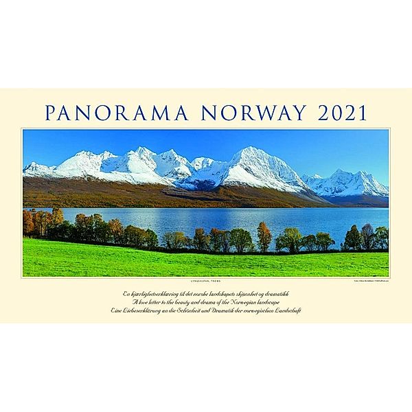 Panorama Norwegen 2021 Wandkalender, Aske Snorre