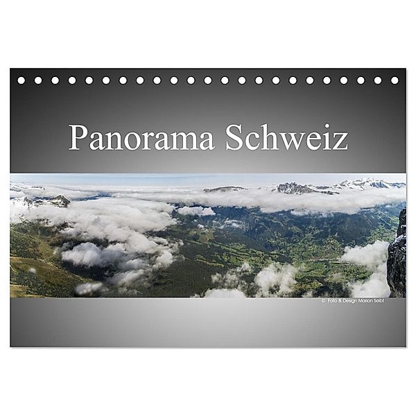 Panorama Schweiz (Tischkalender 2025 DIN A5 quer), CALVENDO Monatskalender, Calvendo, Marion Seibt