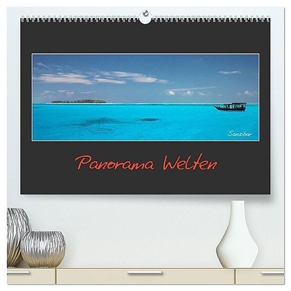 Panorama Welten (hochwertiger Premium Wandkalender 2024 DIN A2 quer), Kunstdruck in Hochglanz, Martin Rauchenwald