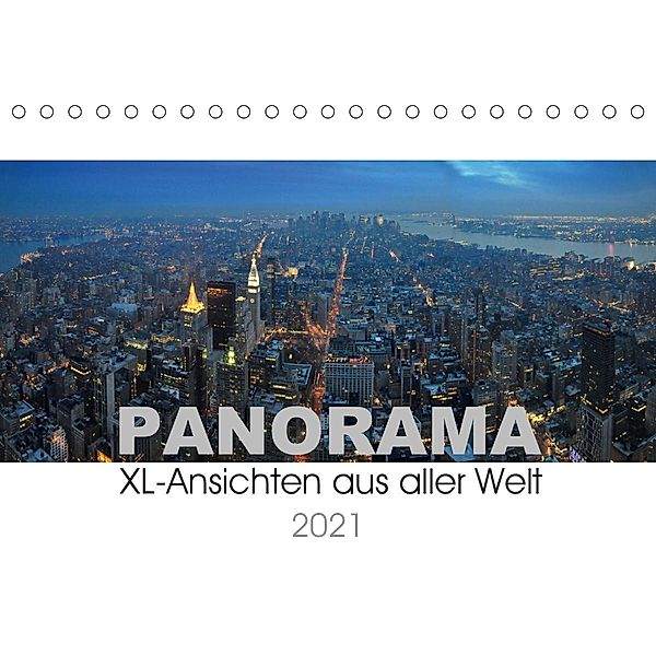 Panorama. XL-Ansichten aus aller Welt (Tischkalender 2021 DIN A5 quer), Uwe Bade